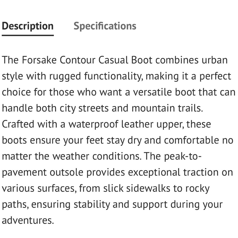 Forsake Contour Black and Gray Ankle Boots with Minimalist Design - Picture 6 of 7